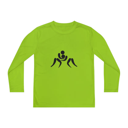 Youth Long Sleeve Competitor Tee: Wrestling 