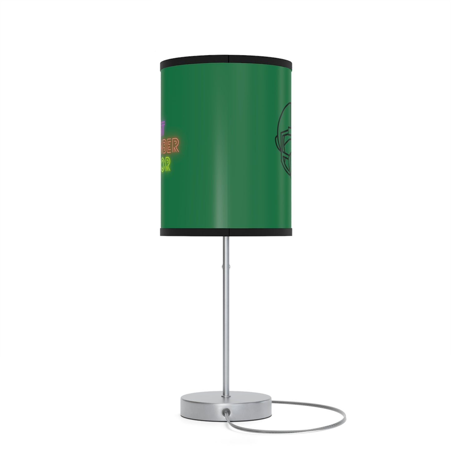 Lamp on a Stand, US|CA plug: Football Dark Green