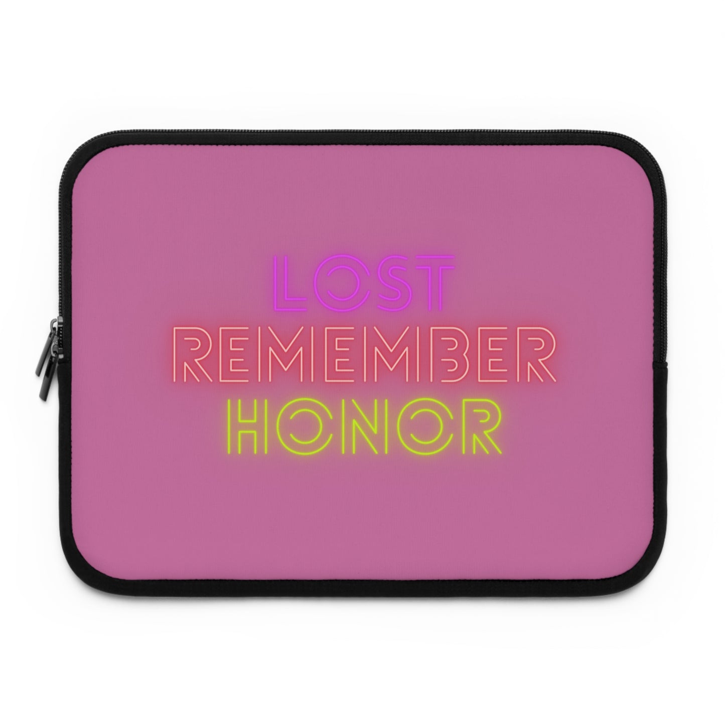 Laptop Sleeve: Lost Remember Honor Lite Pink