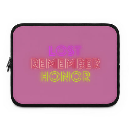 Laptop Sleeve: Lost Remember Honor Lite Pink