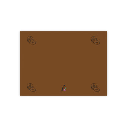 Post-it® Note Pads: Football Brown