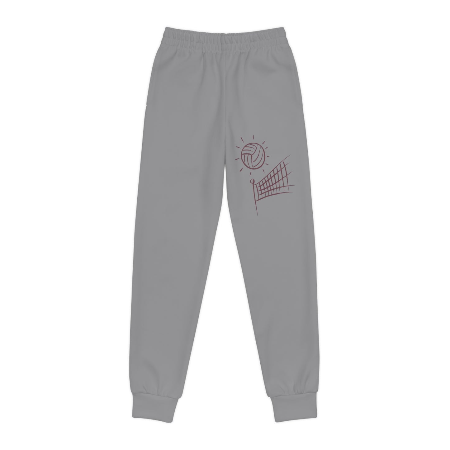 Youth Joggers: Volleyball Grey