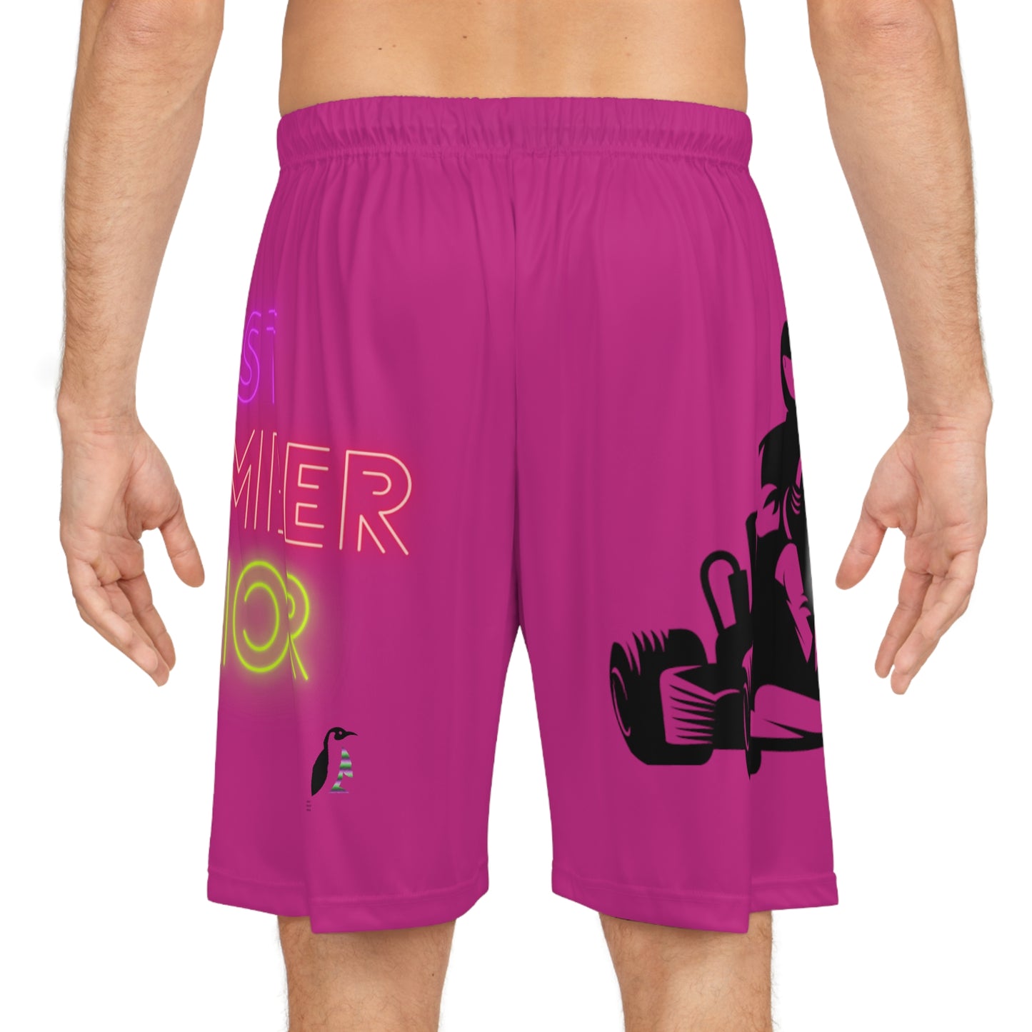 Basketball Shorts: Racing Pink