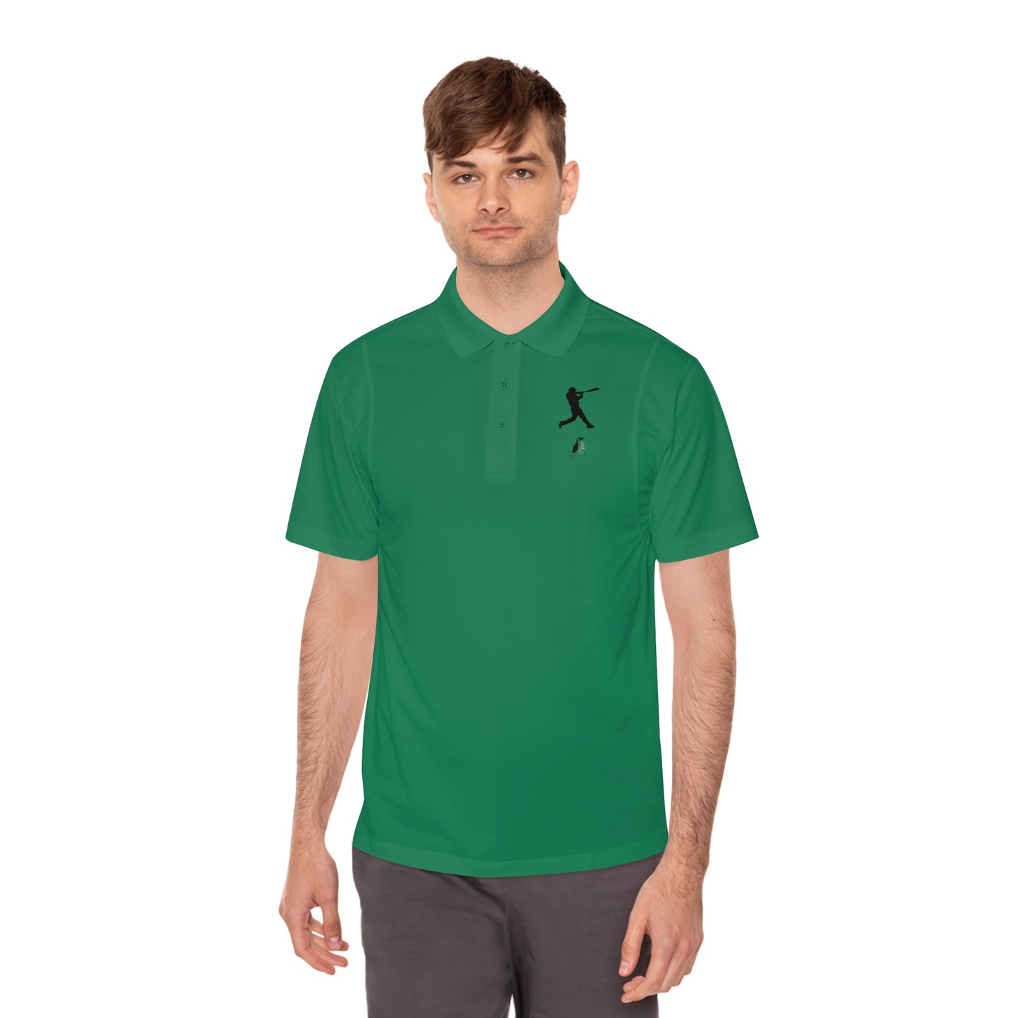 Men's Sport Polo Shirt: Baseball #2