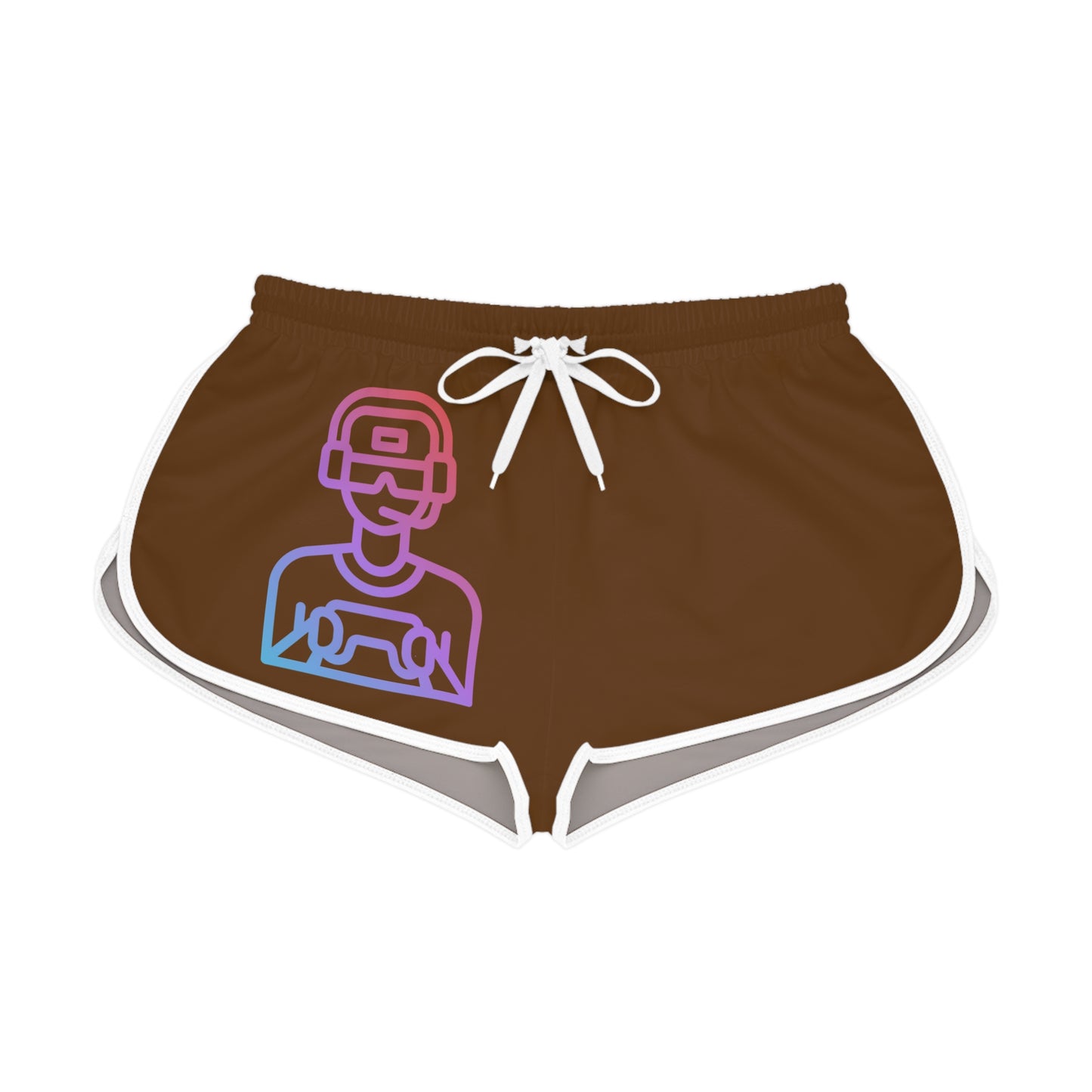 Women's Relaxed Shorts: Gaming Brown