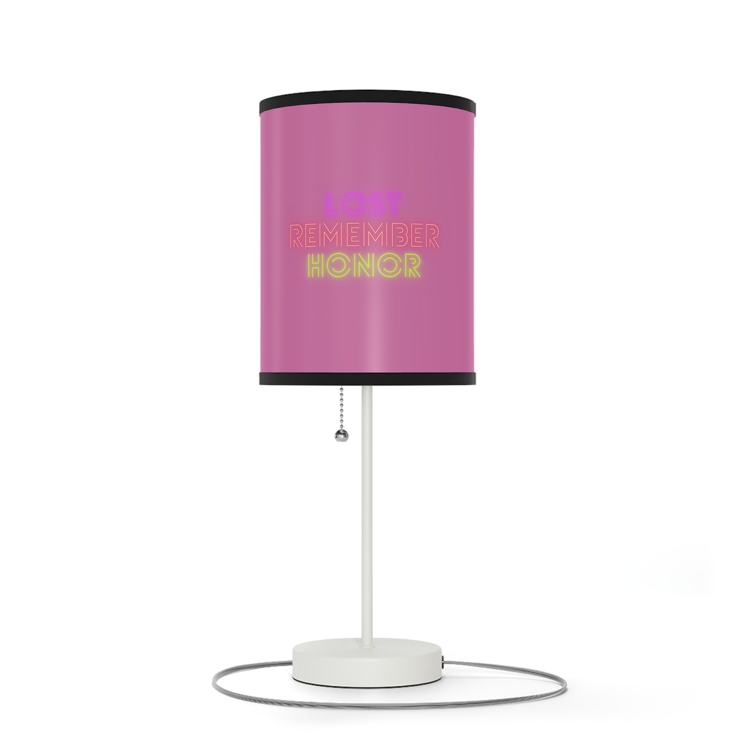 Lamp on a Stand, US|CA plug: Fishing Lite Pink