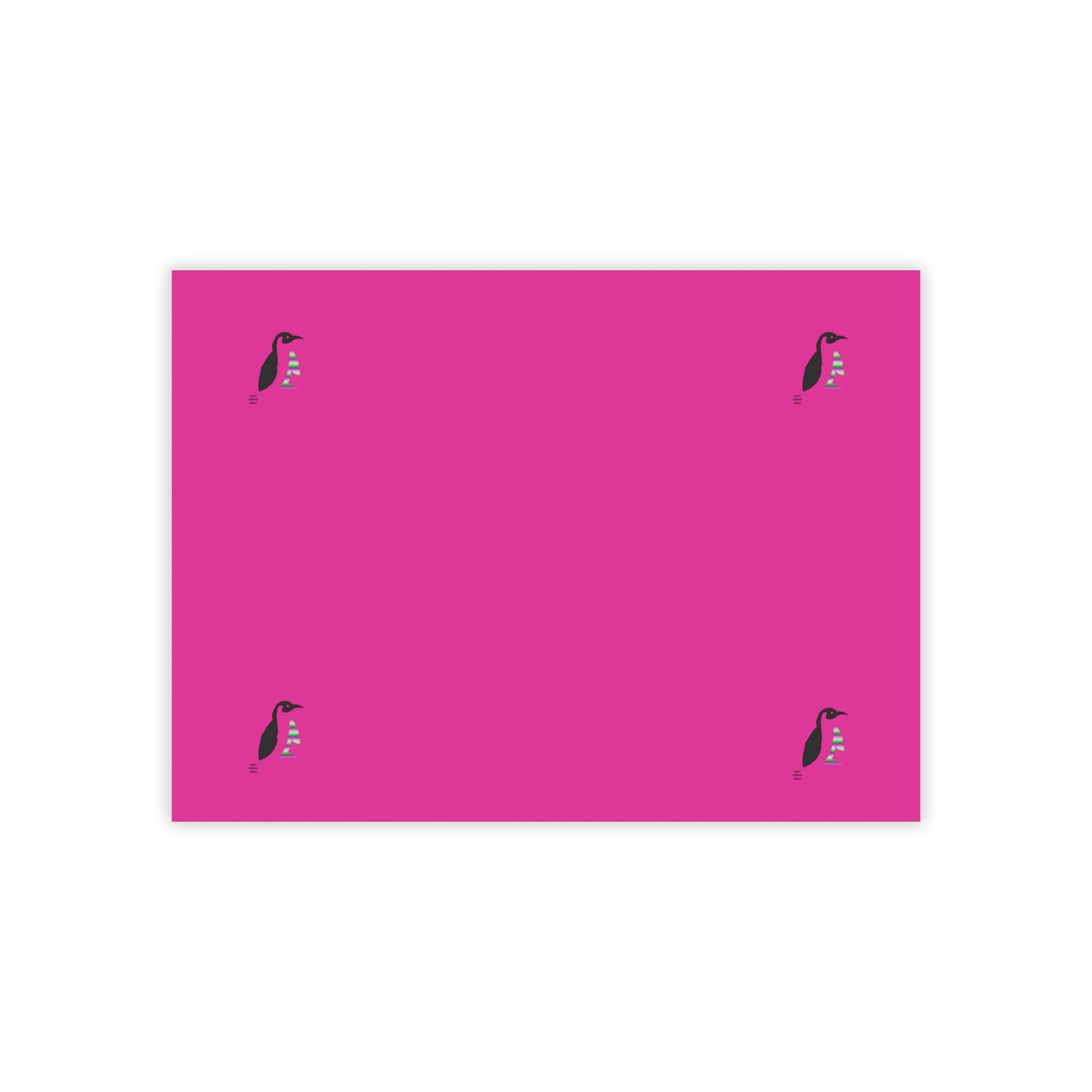 Post-it® Note Pads: Crazy Penguin World Logo Pink