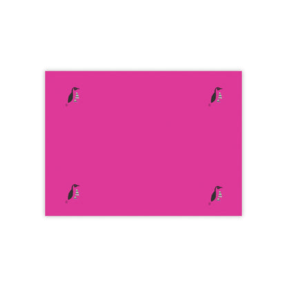 Post-it® Note Pads: Crazy Penguin World Logo Pink