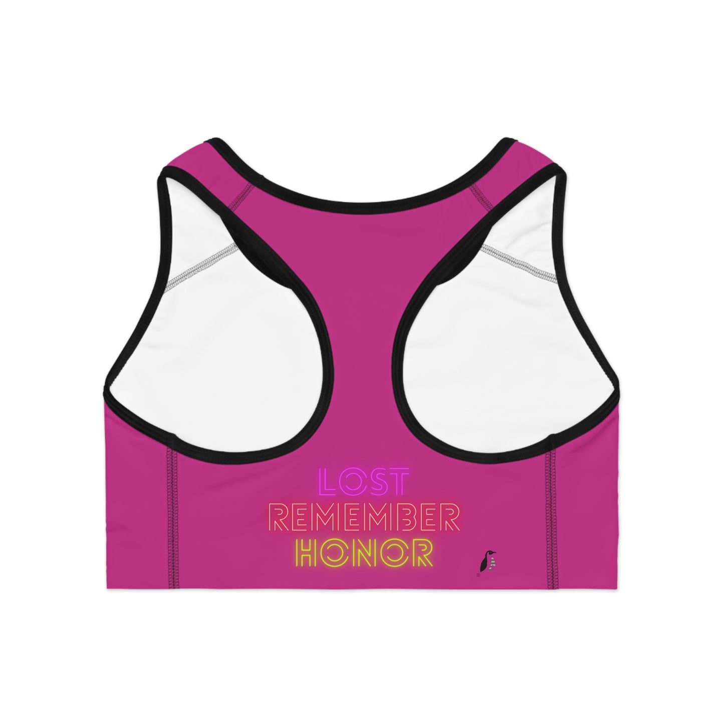 Sports Bra: Music Pink