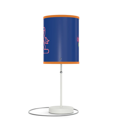 Lamp on a Stand, US|CA plug: Fight Cancer Dark Blue