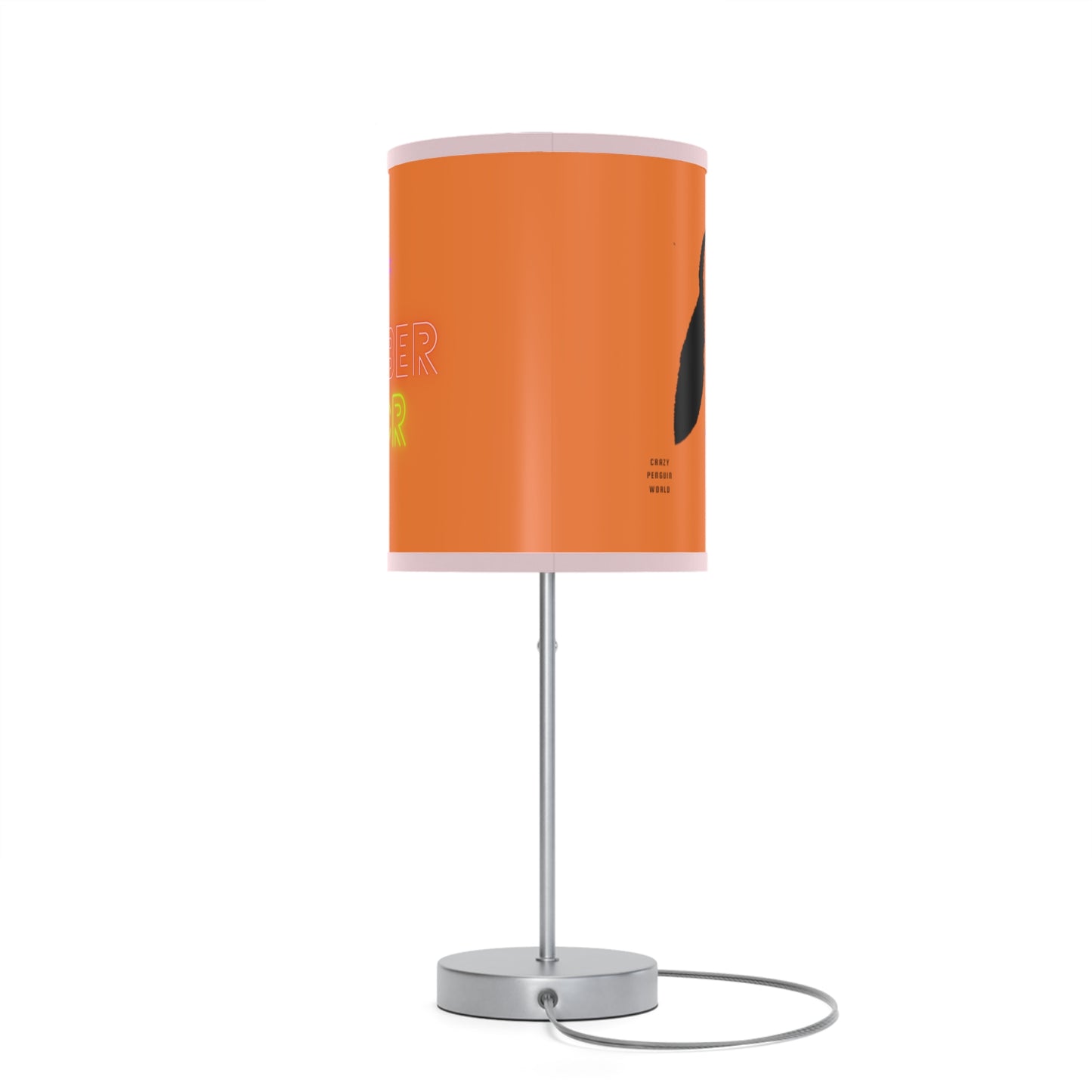 Lamp on a Stand, US|CA plug: Crazy Penguin World Logo Crusta