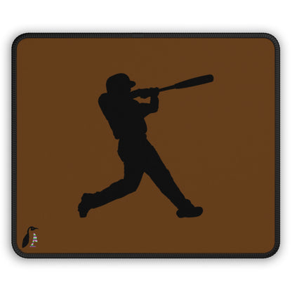 Gaming Mouse Pad: Baseball Brown