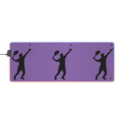 LED Gaming Mouse Pad: Tennis Lite Purple