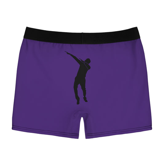 Men's Boxer Briefs: Dance Purple