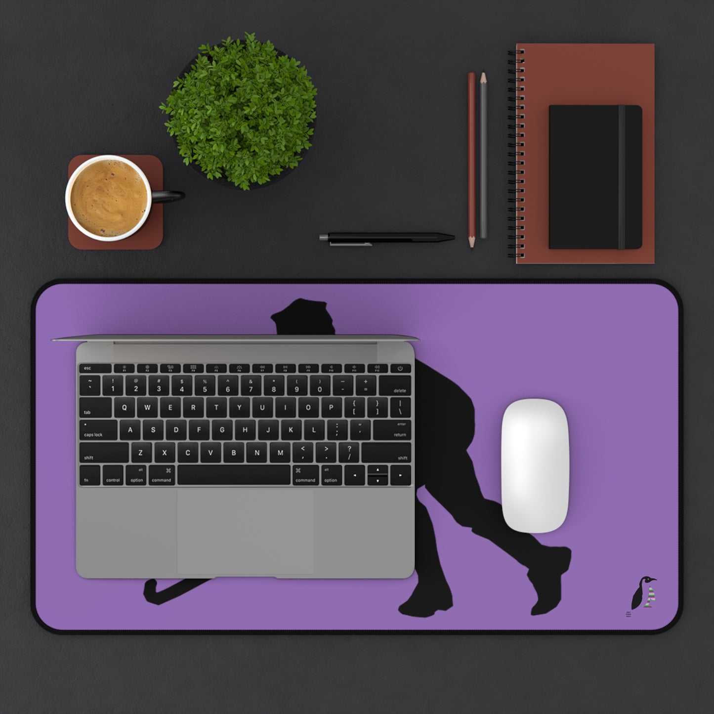 Desk Mat: Hockey Lite Purple