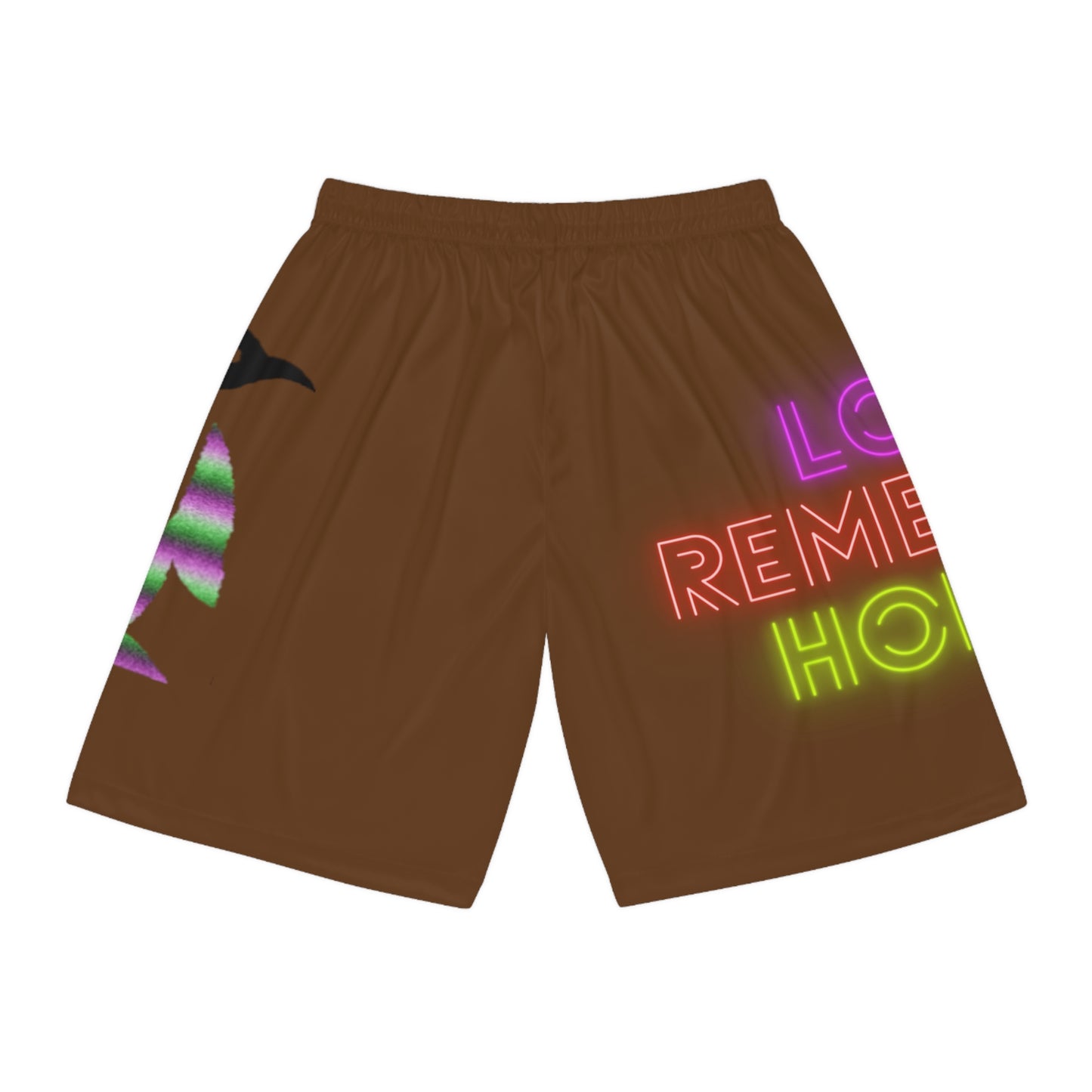 Basketball Shorts: Lost Remember Honor Brown