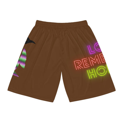 Basketball Shorts: Lost Remember Honor Brown