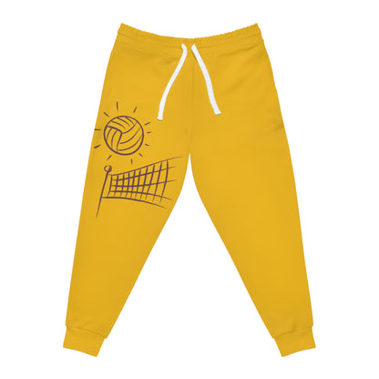 Athletic Joggers: Volleyball Yellow