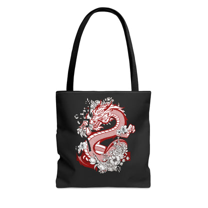 Tote Bag: Dragons Black