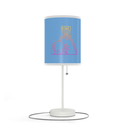 Lamp on a Stand, US|CA plug: Bowling Lite Blue