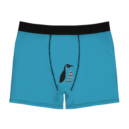 Men's Boxer Briefs: Dragons Turquoise