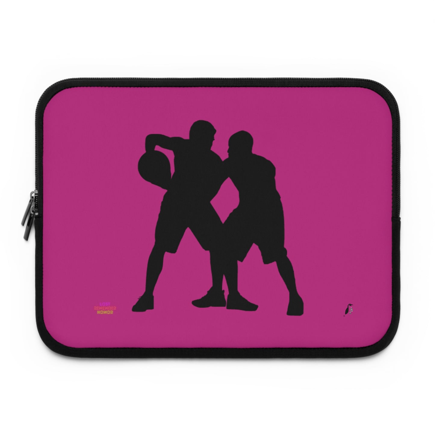 Laptop Sleeve: Basketball Pink