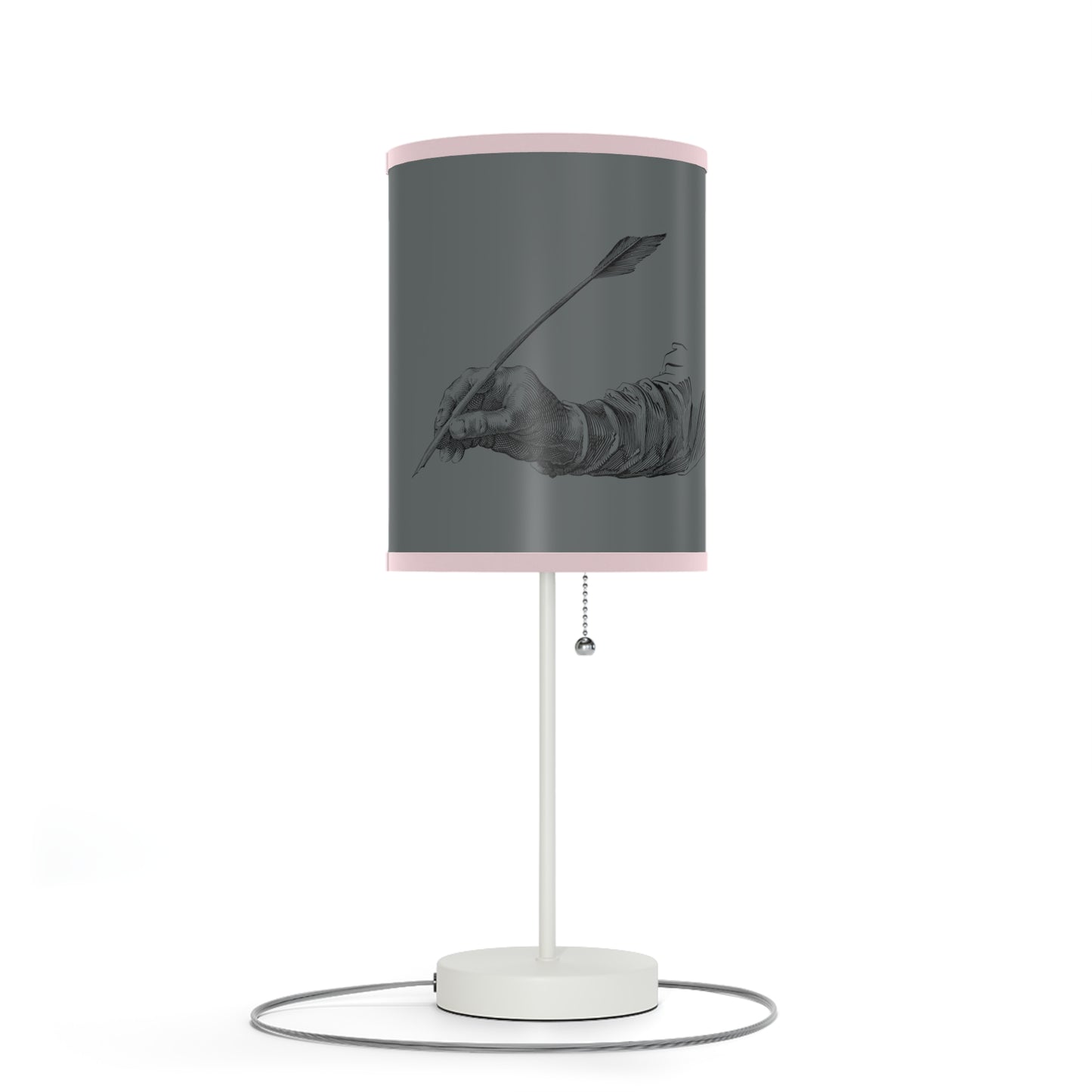 Lamp on a Stand, US|CA plug: Writing Dark Grey