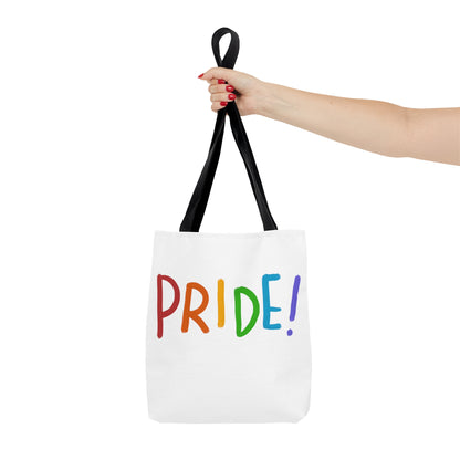 Tote Bag: LGBTQ Pride White