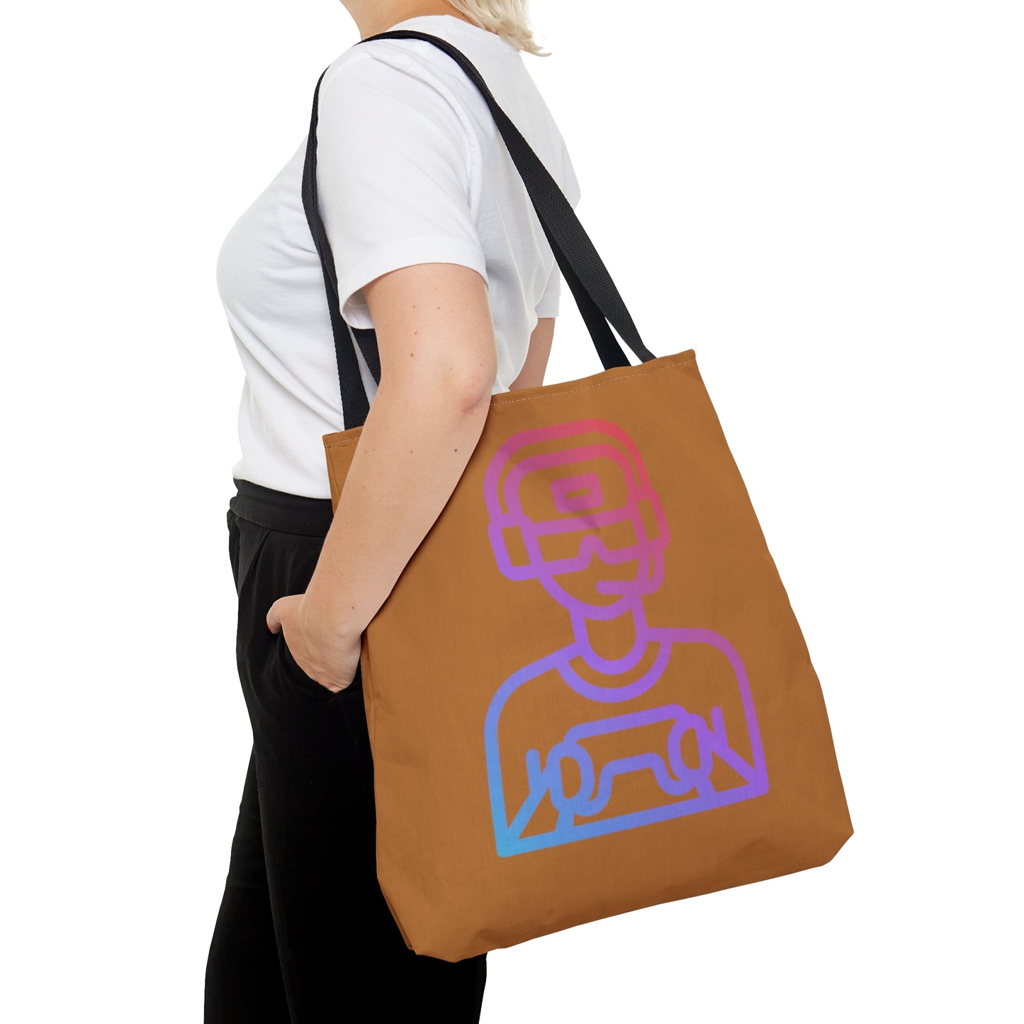 Tote Bag: Gaming Lite Brown