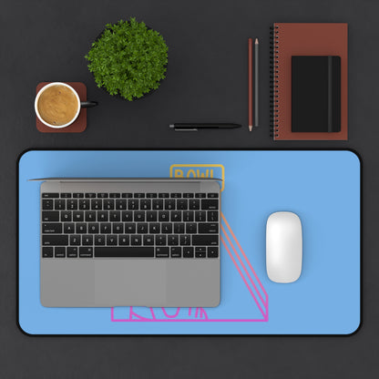 Desk Mat: Bowling Lite Blue