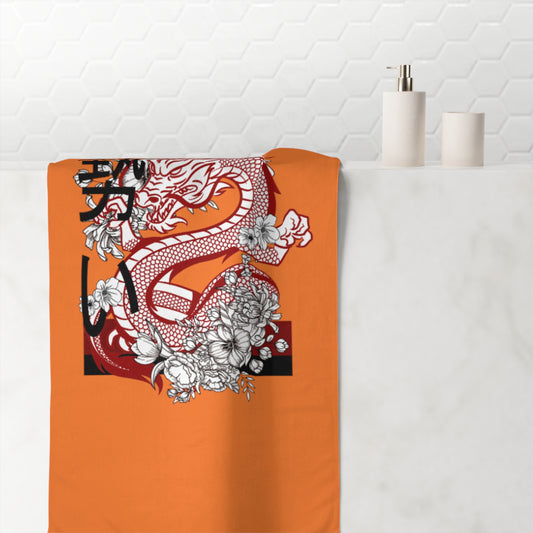 Mink-Cotton Towel: Dragons Crusta