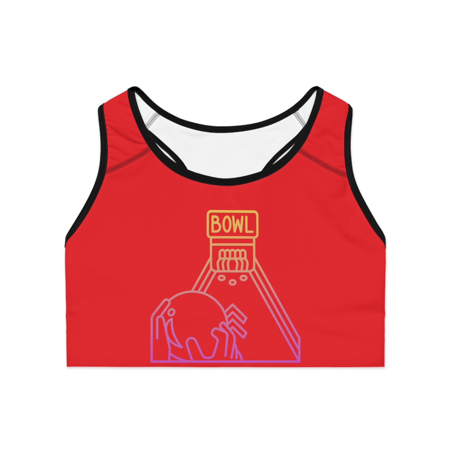 Sports Bra: Bowling Red