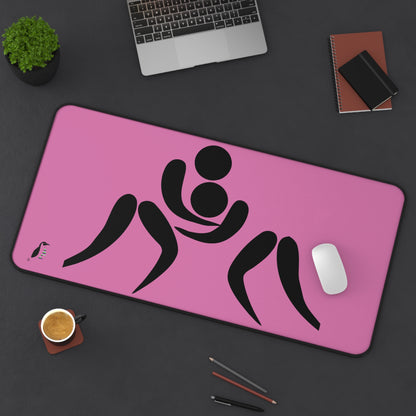 Desk Mat: Wrestling Lite Pink