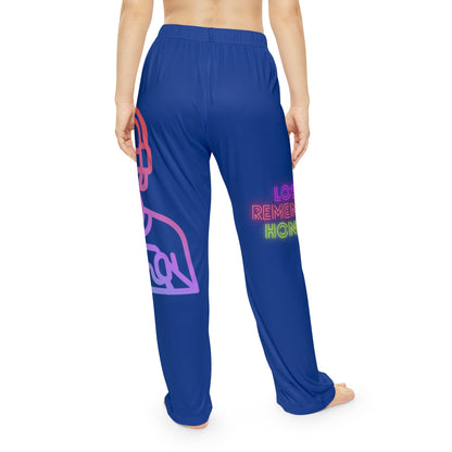 Women's Pajama Pants: Gaming Dark Blue