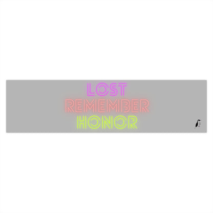 Bumper Stickers: Lost Remember Honor Lite Grey
