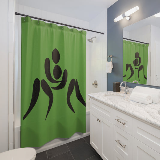 Shower Curtains: #1 Wrestling Green