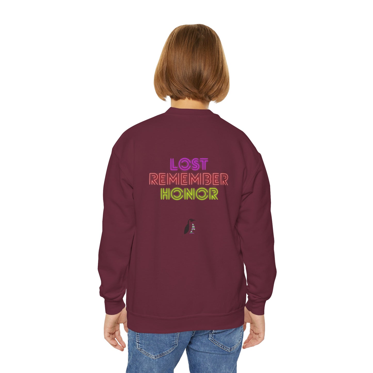 Youth Crewneck Sweatshirt: Football 