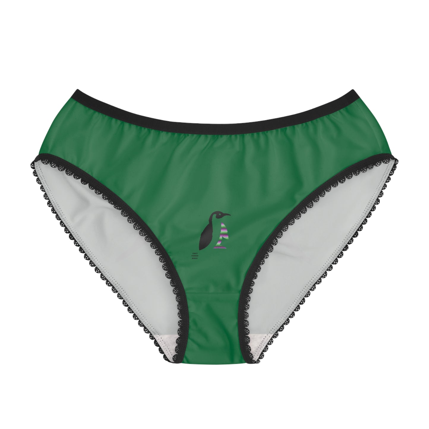 Women's Briefs: Wrestling Dark Green