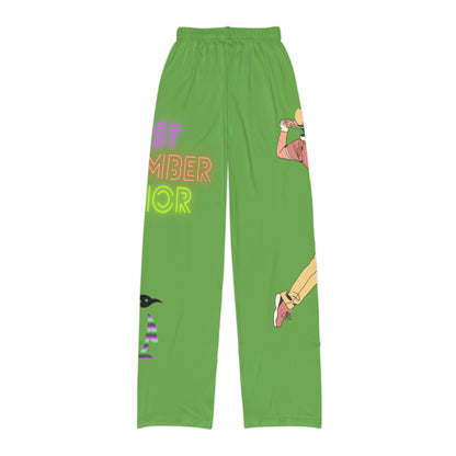 Kids Pajama Pants: Golf Green