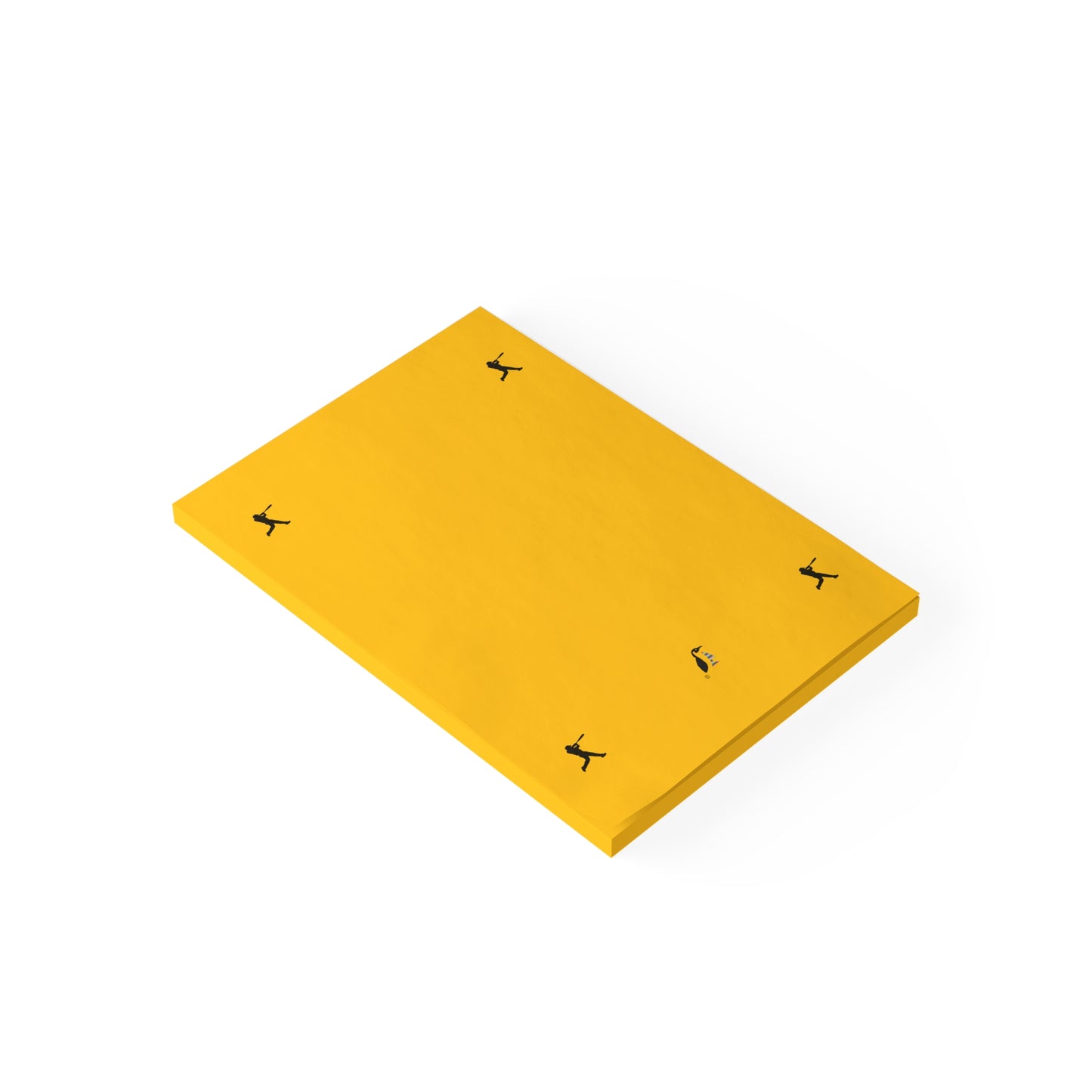 Post-it® Note Pads: Baseball Yellow