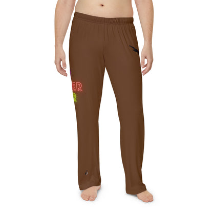 Men's Pajama Pants: Dance Brown