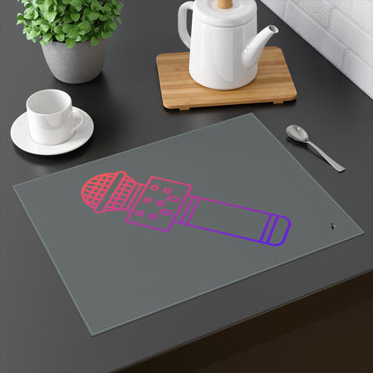 Placemat, 1pc: Music Dark Grey