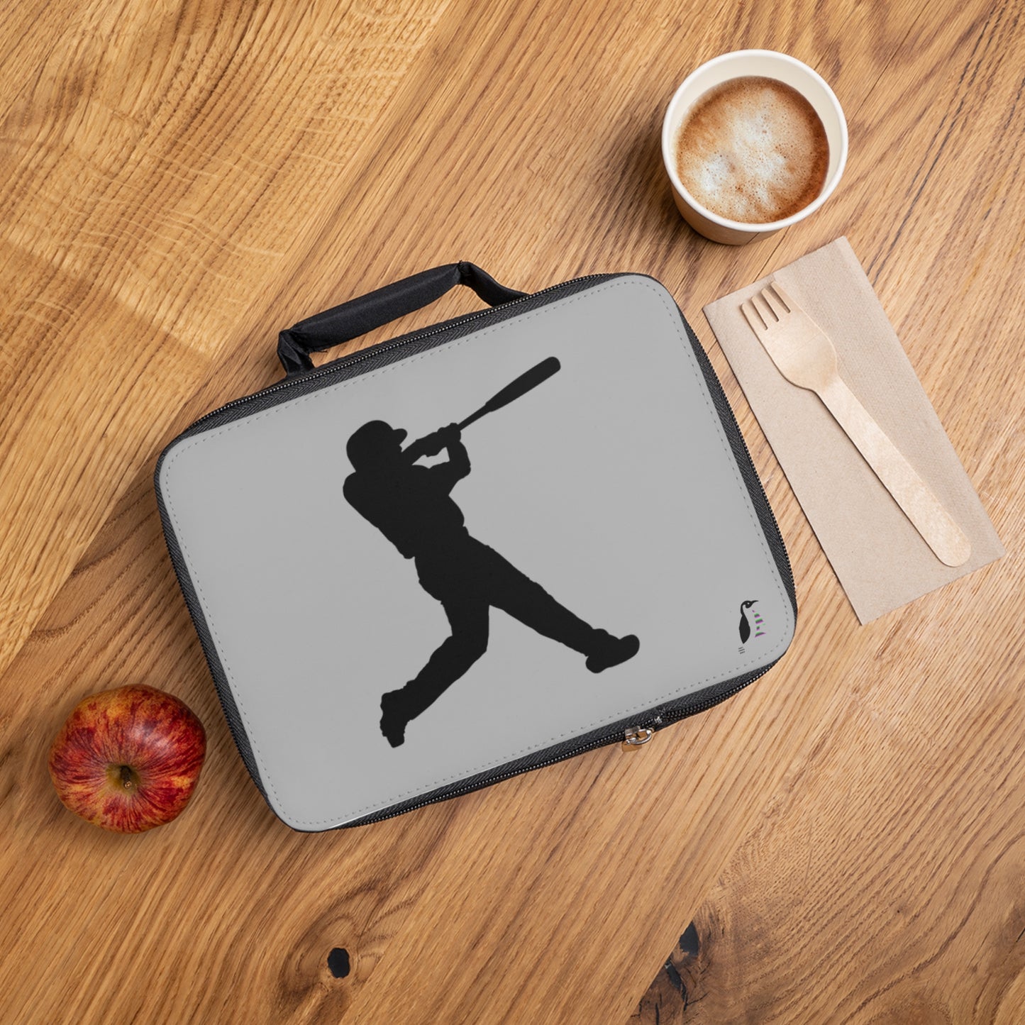 Lunch Bag: Baseball Lite Grey