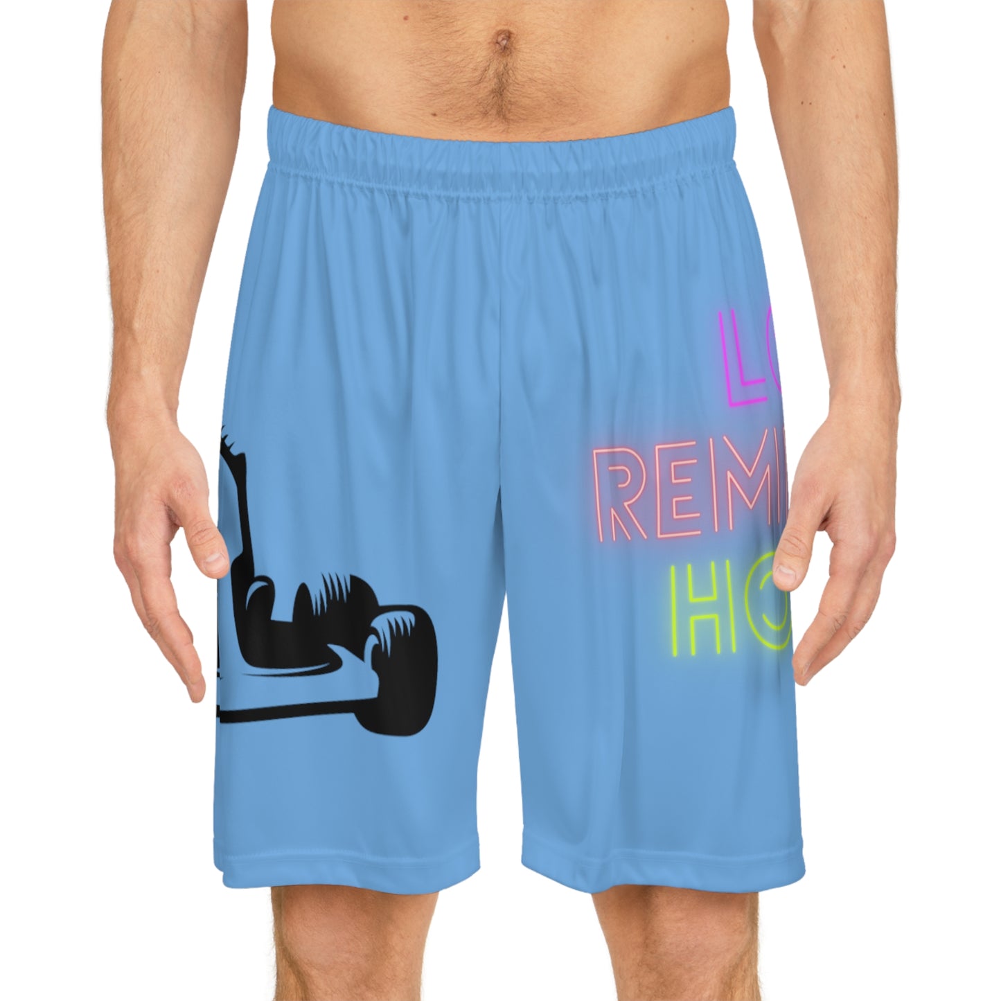 Basketball Shorts: Racing Lite Blue