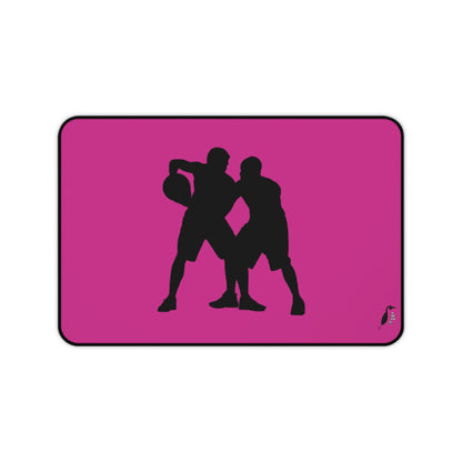 Desk Mat: Basketball Pink