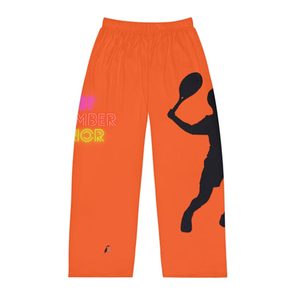 Men's Pajama Pants: Tennis Orange