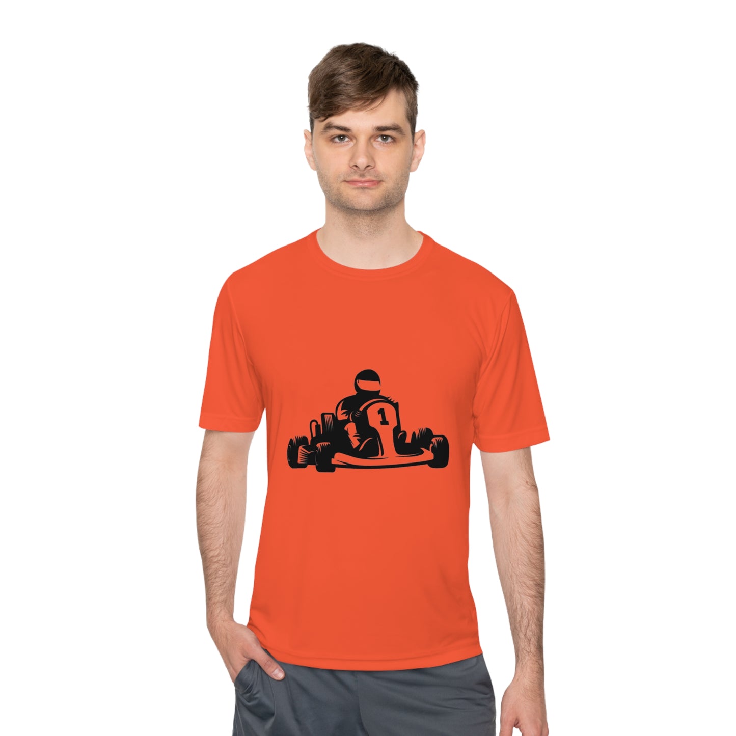 Moisture Wicking Tee: Racing #1