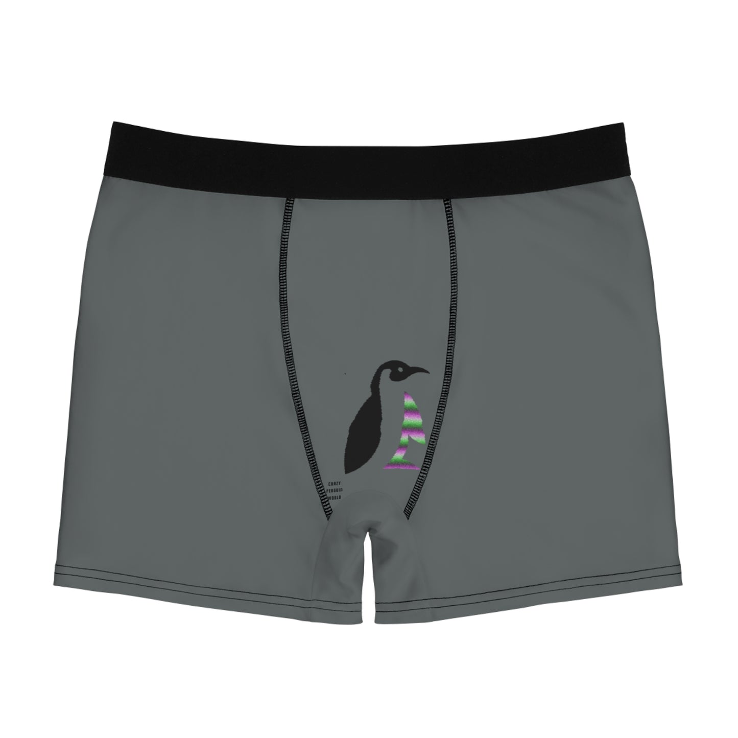 Men's Boxer Briefs: Soccer Dark Grey