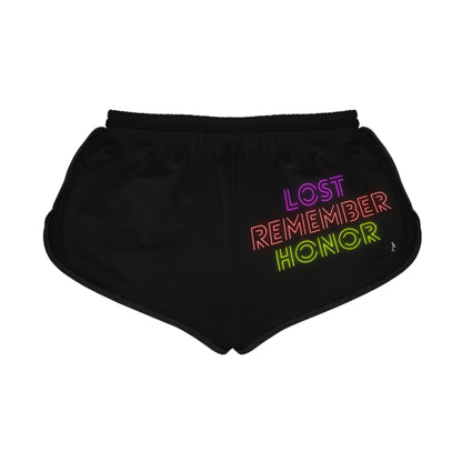 Women's Relaxed Shorts: Music Black