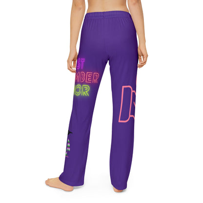 Kids Pajama Pants: Fight Cancer Purple